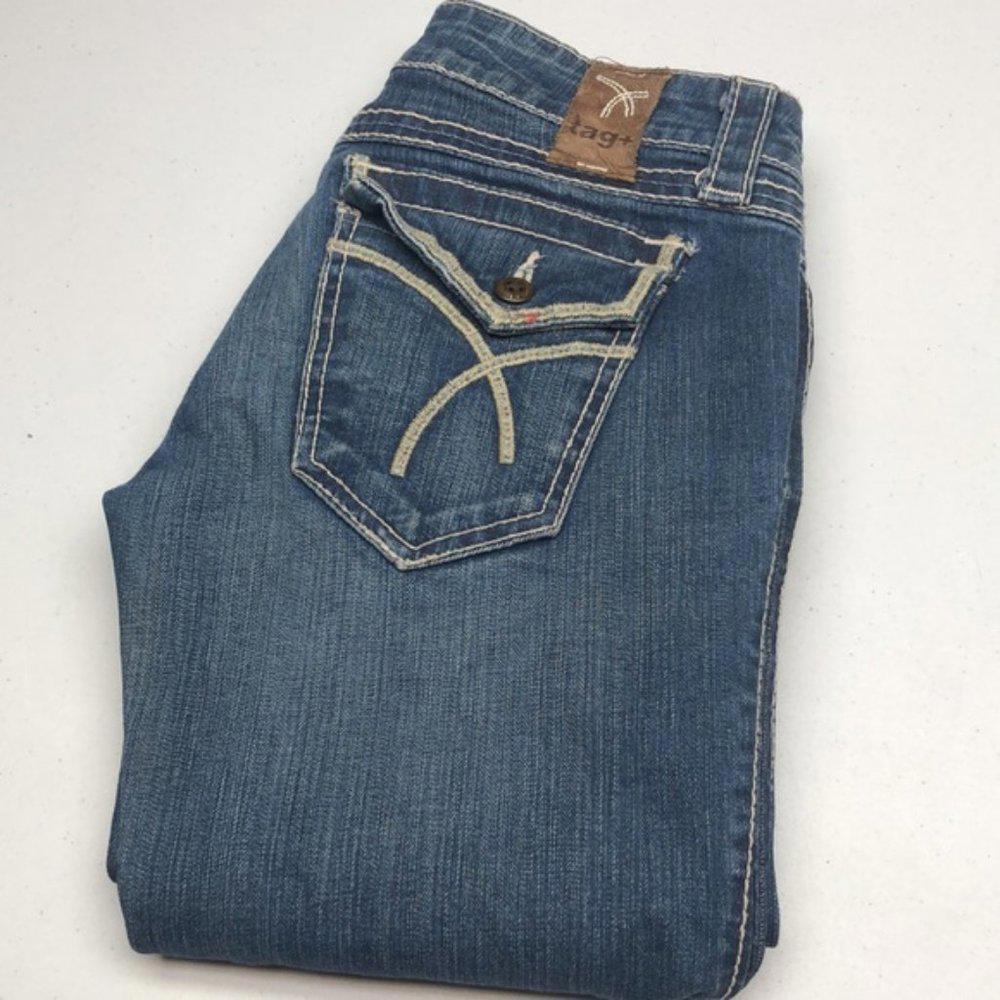 MADE IN USA 🇺🇸 TAG+ FLARE BOOT JEANS 25x34 🇺🇸